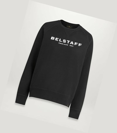Belstaff 1924 Women's Sweatshirts Black | 0386-BSLFR