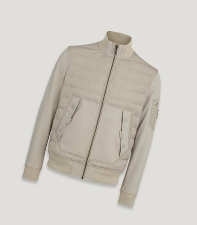 Belstaff Axle Men's Down Jackets Dark Brown | 7830-CLVQR