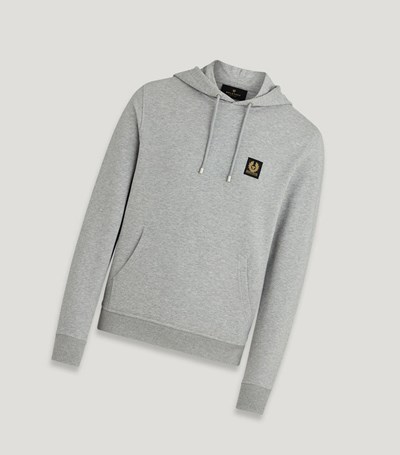 Belstaff Hoodie Men's Hoodies Grey | 5732-JEAVZ