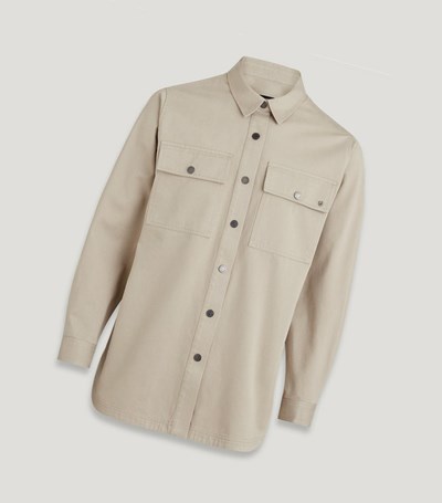 Belstaff Ignition Shirt Women's Coats Dark Brown | 1350-QOVWI
