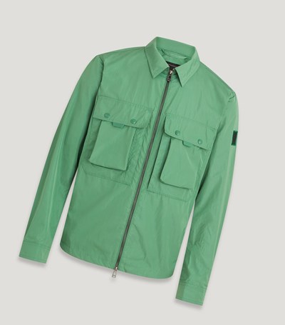 Belstaff Tactical Men's Lightweight Jackets Green | 6954-GEIXJ