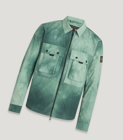 Belstaff Tactical Men's Overshirts Green | 2697-DHNMC