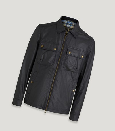 Belstaff Tour Men's Overshirts Navy | 8713-FWNPR